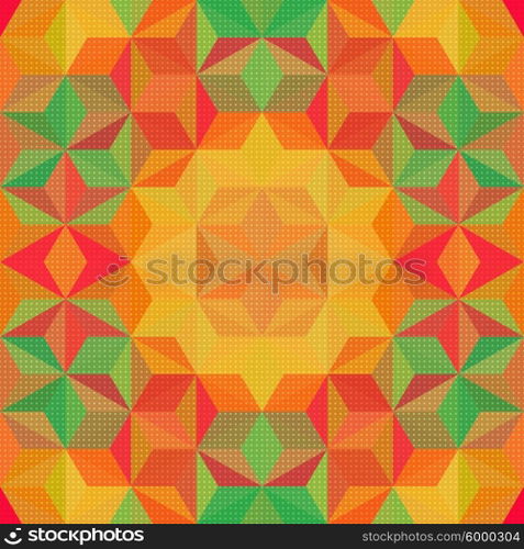 Vector Abstract Mosaic Pattern or Background