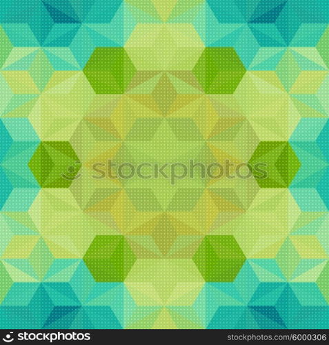 Vector Abstract Mosaic Pattern or Background