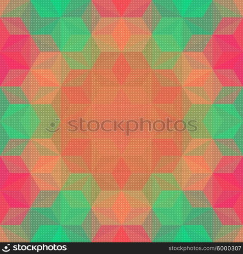Vector Abstract Mosaic Pattern or Background