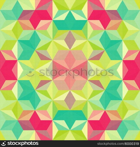 Vector Abstract Mosaic Pattern or Background