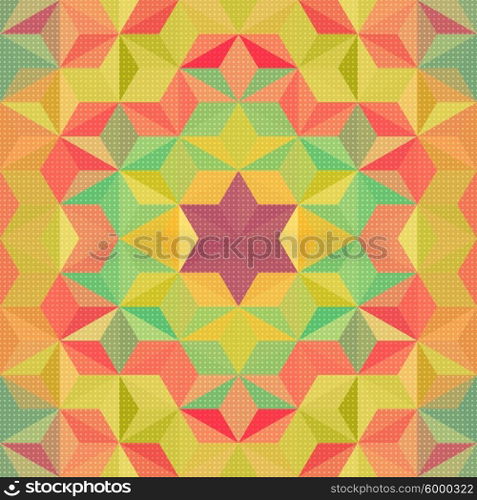 Vector Abstract Mosaic Pattern or Background