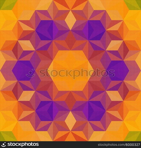 Vector Abstract Mosaic Pattern or Background