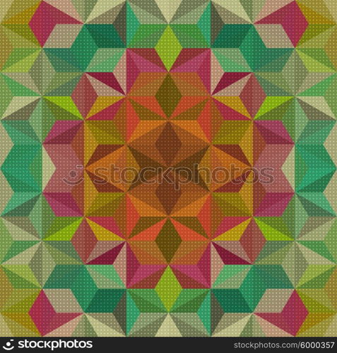 Vector Abstract Mosaic Pattern or Background