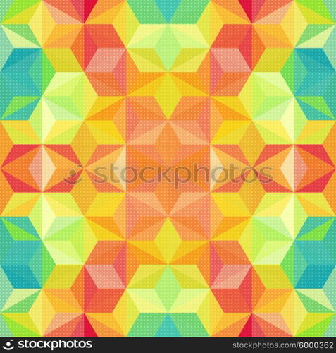 Vector Abstract Mosaic Pattern or Background