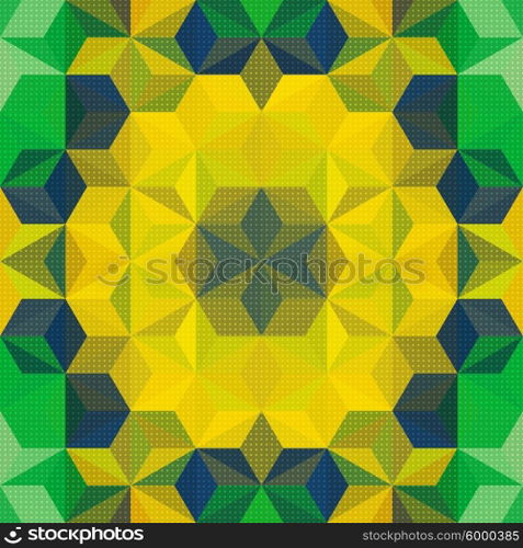 Vector Abstract Mosaic Pattern or Background