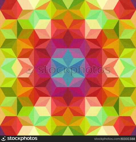 Vector Abstract Mosaic Pattern or Background