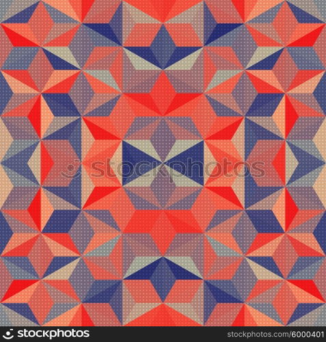 Vector Abstract Mosaic Pattern or Background