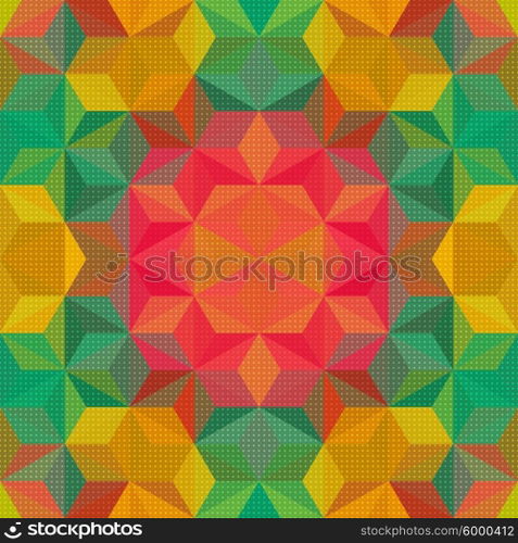 Vector Abstract Mosaic Pattern or Background