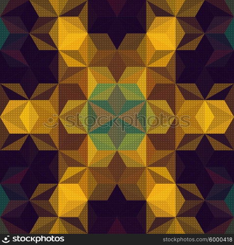 Vector Abstract Mosaic Pattern or Background