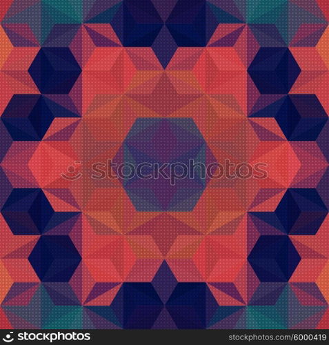 Vector Abstract Mosaic Pattern or Background