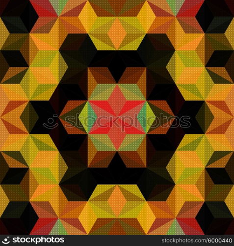 Vector Abstract Mosaic Pattern or Background