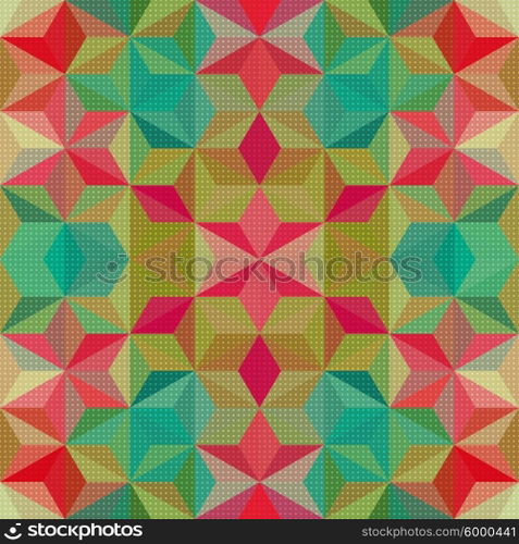 Vector Abstract Mosaic Pattern or Background
