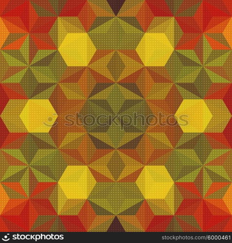 Vector Abstract Mosaic Pattern or Background