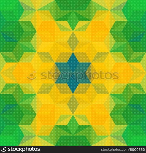 Vector Abstract Mosaic Pattern or Background
