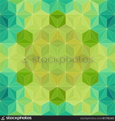 Vector Abstract Mosaic Pattern or Background
