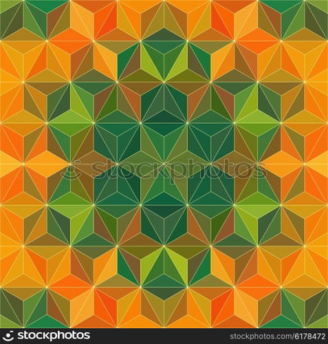 Vector Abstract Mosaic Pattern or Background