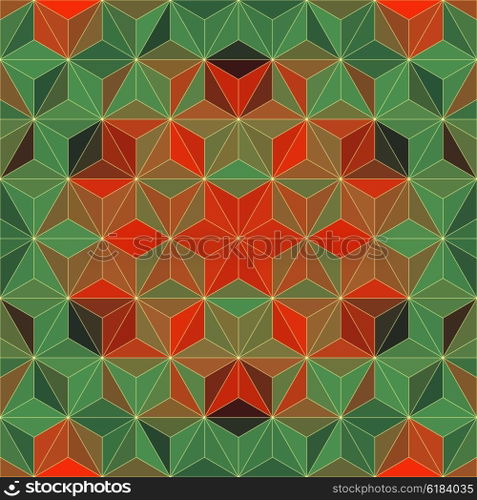 Vector Abstract Mosaic Pattern or Background
