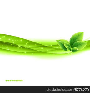 Vector Abstract nature ecology background. EPS 10. Abstract nature ecology background
