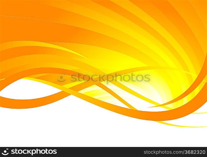 ""Vector abstract orange background; clip-art""