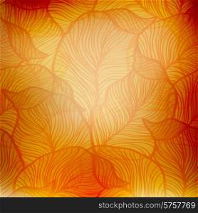 Vector Abstract orange vintage background EPS 10