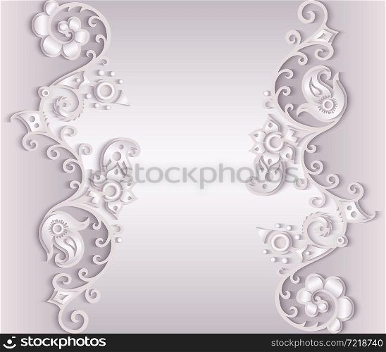Vector abstract ornamental nature vintage frame. Modern monochrome floral elements. Trendy craft style illustration. Vector abstract decorative ethnic ornamental illustration.