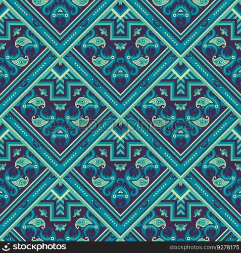 Vector abstract patch pattern. Mosaic tile background