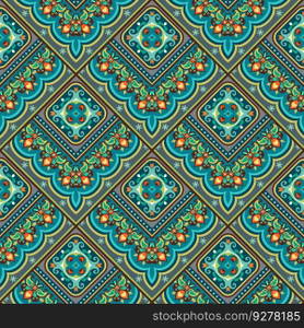 Vector abstract patch pattern. Mosaic tile background