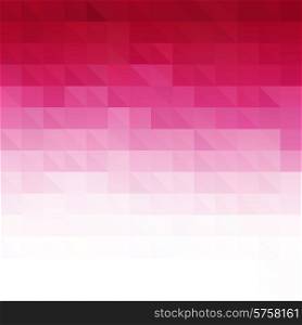 Vector Abstract pink geometric technology background with triangle . Abstract pink geometric technology background