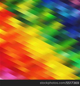 Vector Abstract Rainbow Pattern