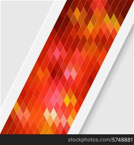 Vector Abstract Red Card Background