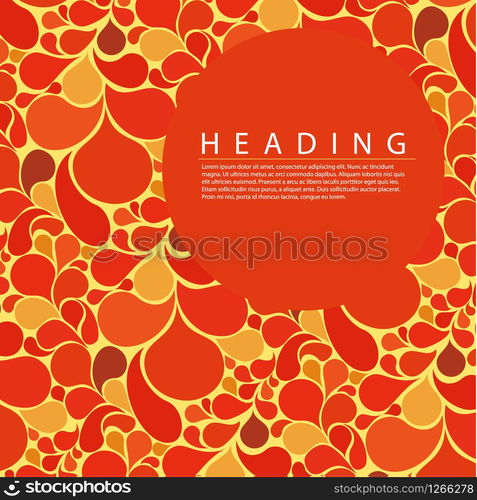 Vector abstract retro background with place for your text