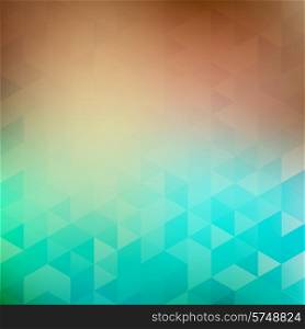 Vector Abstract retro geometric background. Template brochure design. Abstract retro geometric background. Template brochure design