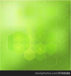 Vector Abstract retro green geometric background. Template brochure design. Abstract geometric background. Template brochure design