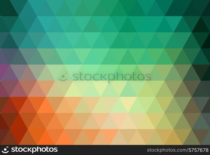 Vector Abstract retro hipster geometric background. Low poly, triangle