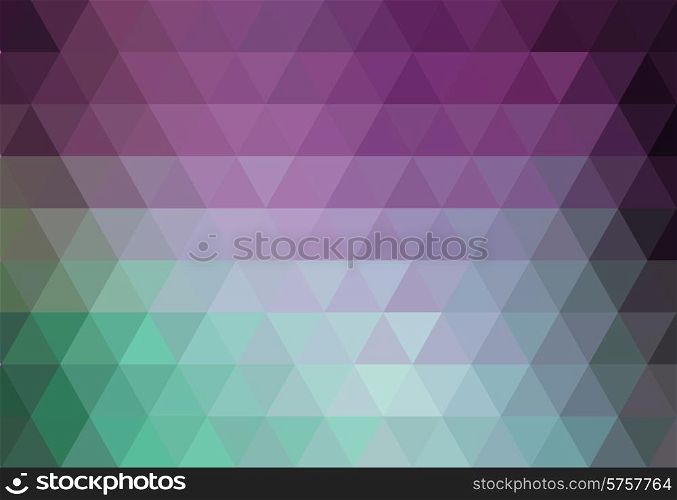 Vector Abstract retro hipster geometric background. Low poly, triangle