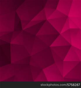 Vector Abstract retro triangle background pink color