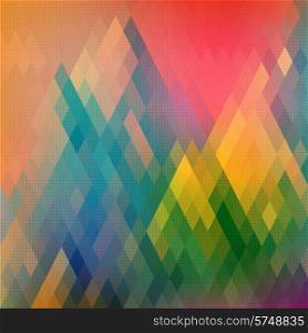 Vector Abstract Rhombus Background