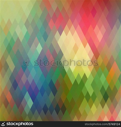 Vector Abstract Rhombus Background