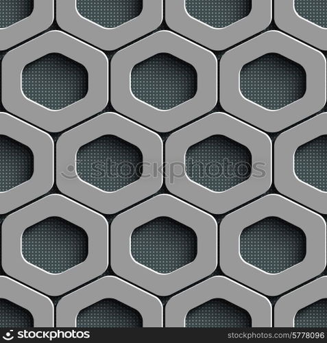Vector Abstract Seamless Cell Pattern