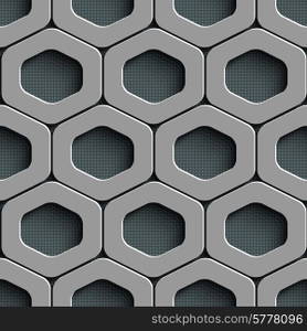Vector Abstract Seamless Cell Pattern
