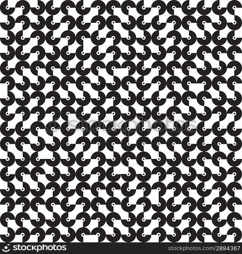 Vector Abstract Seamless Circles Pattern