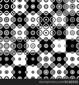 Vector Abstract Seamless Circles Pattern