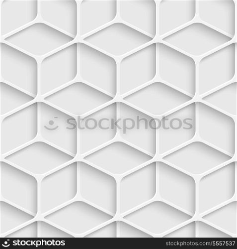 Vector Abstract Seamless Cube Pattern