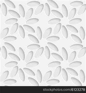 Vector Abstract Seamless Flower Background
