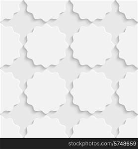 Vector Abstract Seamless Flower Pattern