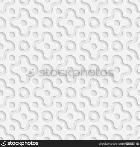 Vector Abstract Seamless Geometric Ornament
