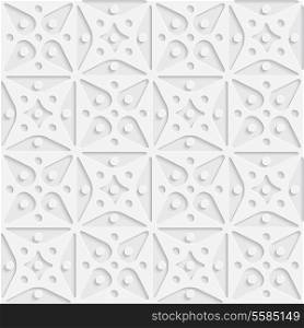 Vector Abstract Seamless Geometric Ornament