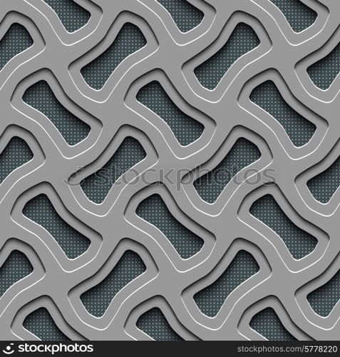 Vector Abstract Seamless Geometric Pattern