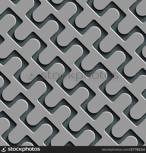 Vector Abstract Seamless Geometric Pattern