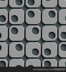 Vector Abstract Seamless Geometric Pattern